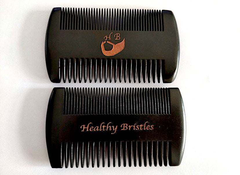 100% PeachWood Wide Tooth Dual-Sided Comb